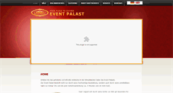 Desktop Screenshot of eventpalast.com